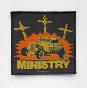 Naszywka MINISTRY - JESUS BUILT MY HOTROD 