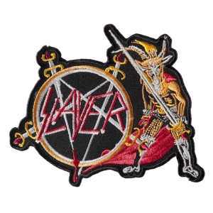 SLAYER - Show No Mercy [ iron on] -- Embroidered  Patch