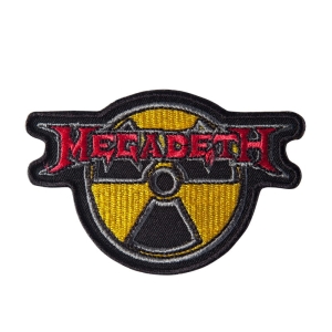 MEGADETH - HAZARD [ iron on] -- Embroidered  Patch