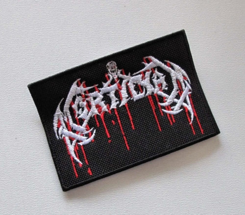 MORTICIAN - Bloody Logo -- patch.JPG