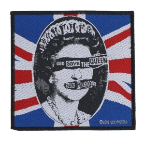 SEX PISTOLS - God Save The Queen -- Woven Patch 
