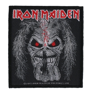 IRON MAIDEN - EDDIE CANDLE FINGER -- Woven Patch 
