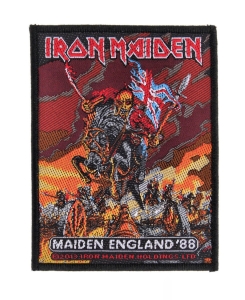 IRON MAIDEN - MAIDEN ENGLAND -- Woven Patch 