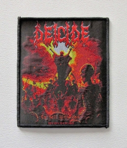 DEICIDE - TO HELL WITH GOD  -- Woven Patch 