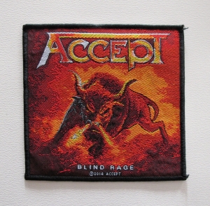 ACCEPT - Blind Rage -- Woven Patch 
