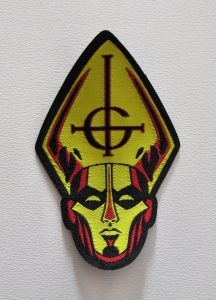GHOST - PAPA HEAD -- Woven Patch