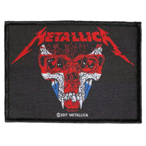 Naszywka METALLICA - UK SKULL