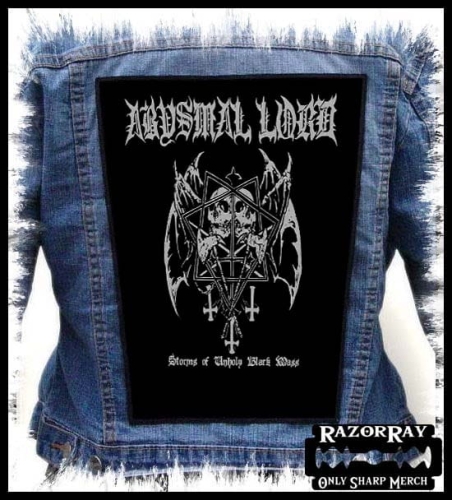 ABYSMAL LORD - Storms of Unholy Black Mass -- backpatch back patch.jpg