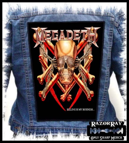 MEGADETH - Killing Is My Business... --- Backpatch Back Patch.jpg