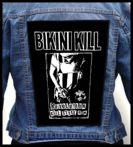 BIKINI KILL - Revolution Girl -- Backpatch