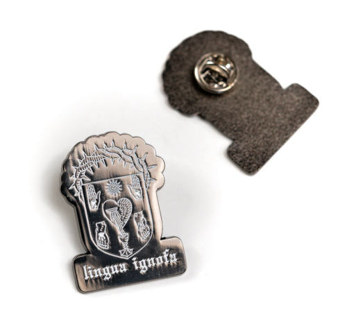 LINGUA IGNOTA Five Wounds -- metal pin.png