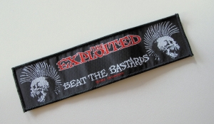 THE EXPLOITED - Beat The Bastards [strip] -- Woven Patch 