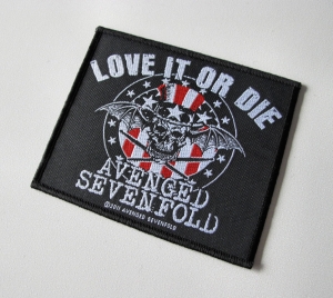 AVENGED SEVENFOLD - Love It or Die -- Woven Patch