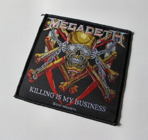 MEGADETH - Killing Is My Business -- Woven Patch 