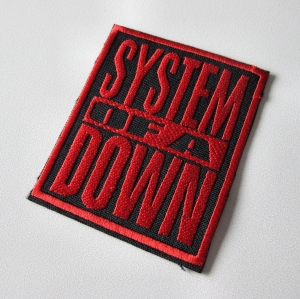 Naszywka Haftowana SYSTEM OF A DOWN - LOGO [red] 