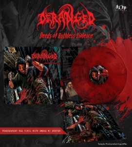 DERANGED - Deeds Of Ruthless Violence LP [red] 