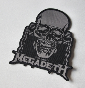 MEGADETH - Vic Rattlehead [Laser Cut] -- Woven Patch 