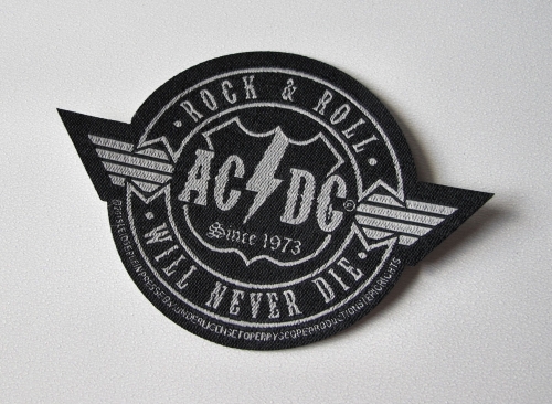 ACDC - Rock&amp;Roll Will Never Die -- patch.JPG