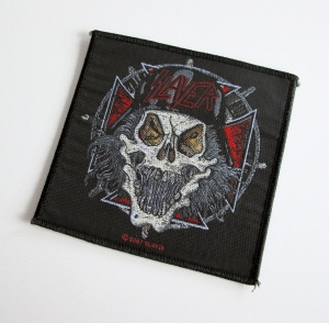 SLAYER - IRON CROSS -- Woven Patch 
