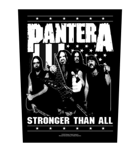 PANTERA - STRONGER THAN ALL -- Official Backpatch 