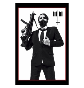 Flaga MARILYN MANSON - MACHINE GUN