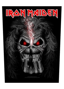 IRON MAIDEN - EDDIE CANDLE FINGER -- Official Backpatch 