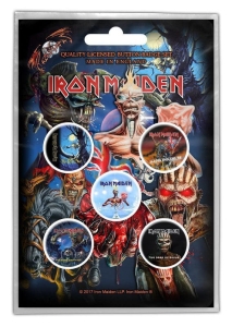 IRON MAIDEN #2 -- Badges [5 Pack] 