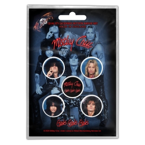 MOTLEY CRUE -- Badges [5 Pack] 