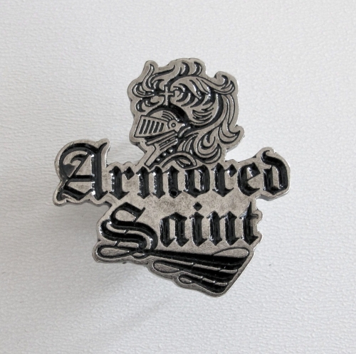 ARMORED SAINT -- metal pin.JPG