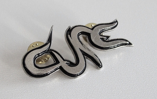 THE CURE - Logo -- Metal Pin.JPG