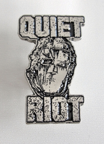 QUIET RIOT -- metal pin.JPG