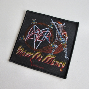 SLAYER - Show No Mercy -- Woven Patch 