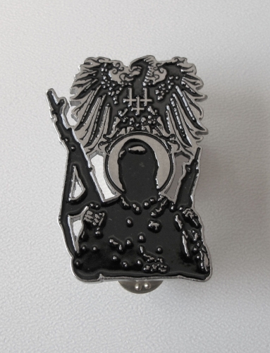 SATANIC WARMASTER - Black Metal Kommando -- metal pin.JPG