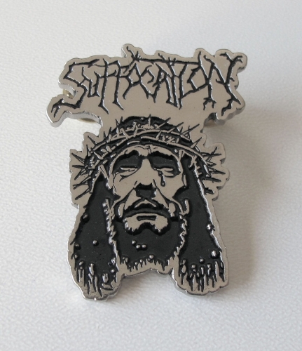 SUFFOCATION - ...And Jesus Wept -- metal pin.JPG