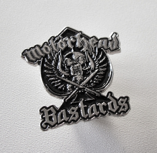 MOTORHEAD - Bastards -- metal pin.JPG