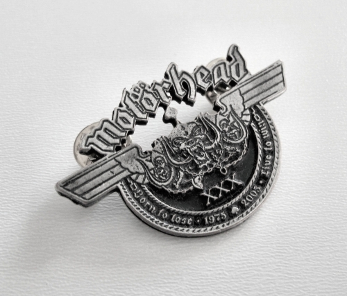 MOTORHEAD - Born To Lose Live To Win -- metal pin.JPG