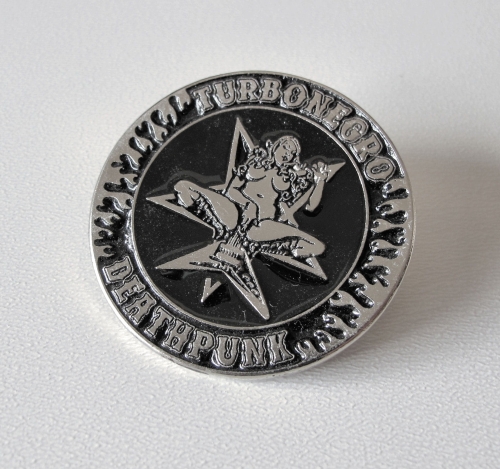 TURBONEGRO - Deathpunk -- metal pin.JPG