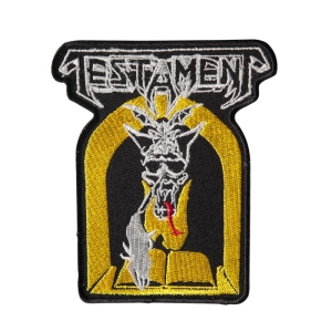 TESTAMENT - THE LEGACY  [ iron on] -- Embroidered  Patch 