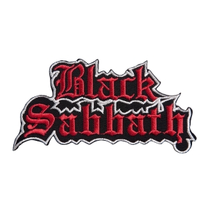 BLACK SABBATH [ iron on] -- Embroidered  Patch 