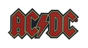AC/DC - Logo [Laser Cut] -- Woven Patch 