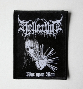 HELLERUIN - War Upon Man -- Woven Patch 
