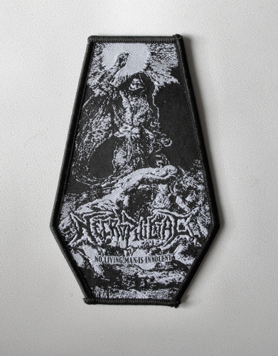 NECROPHILIAC  - No Living Man is Innocent [black] -- patch.JPG