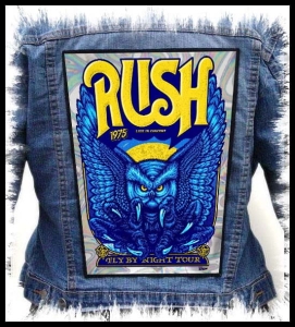 RUSH - Fly By Night Tour -- Backpatch 