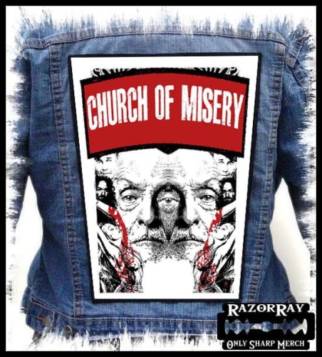 CHURCH OF MISERY - Ed -- backpatch back patch.jpg