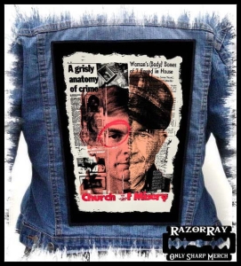 CHURCH OF MISERY - Newspaper -- Backpatch 