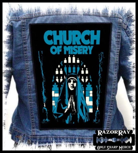 CHURCH OF MISERY - Nun -- backpatch back patch.jpg
