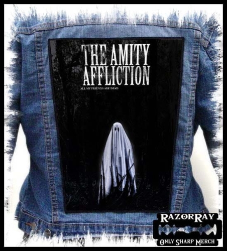 THE AMITY AFFLICTION - All My Friends Are Dead -- backpatch back patch.jpg