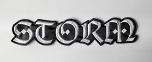 STORM -- Embroidered Backpatch 