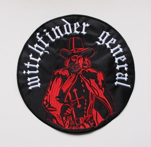 WITCHFINDER GENERAL -- Embroidered Backpatch 