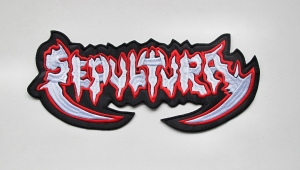 Ekran Haftowany SEPULTURA - Red Outline Logo